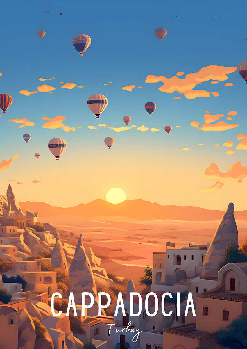 Cappadocia Canvas Print & Poster Wall Art - AI PRINT LAB